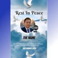 Funeral Poster Maker